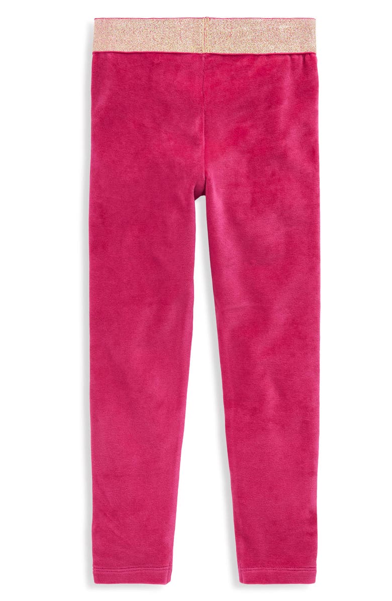 Mini Boden Kids' Velvet Leggings, Alternate, color, Formica Pink