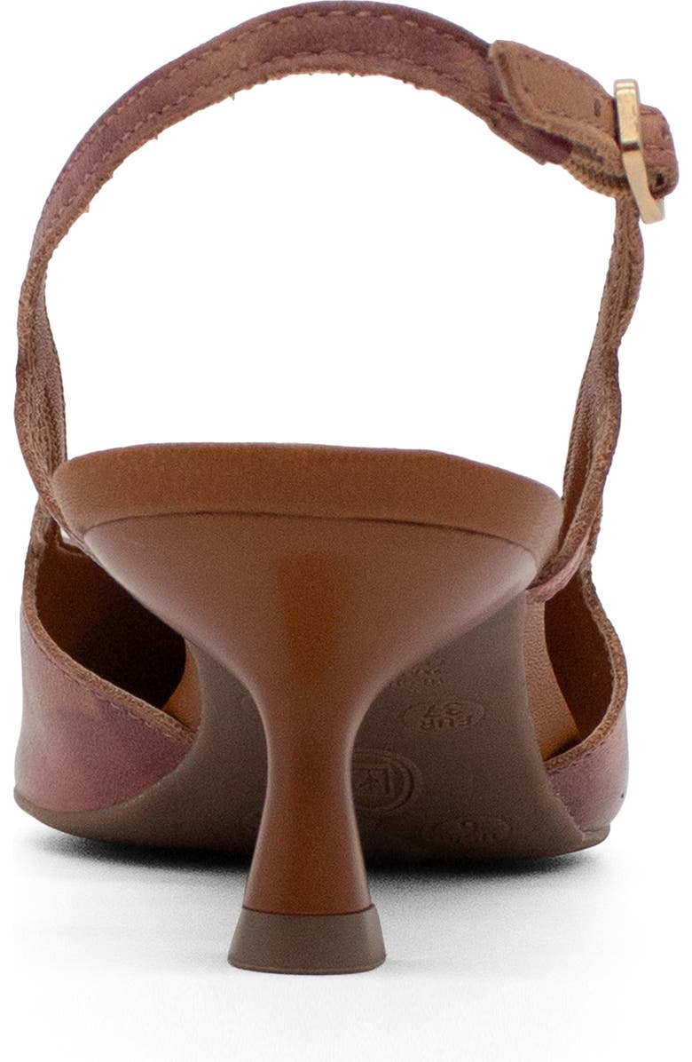 Bottero Botolivia Legacy Pointed Toe Slingback Pump, Alternate, color, Natural