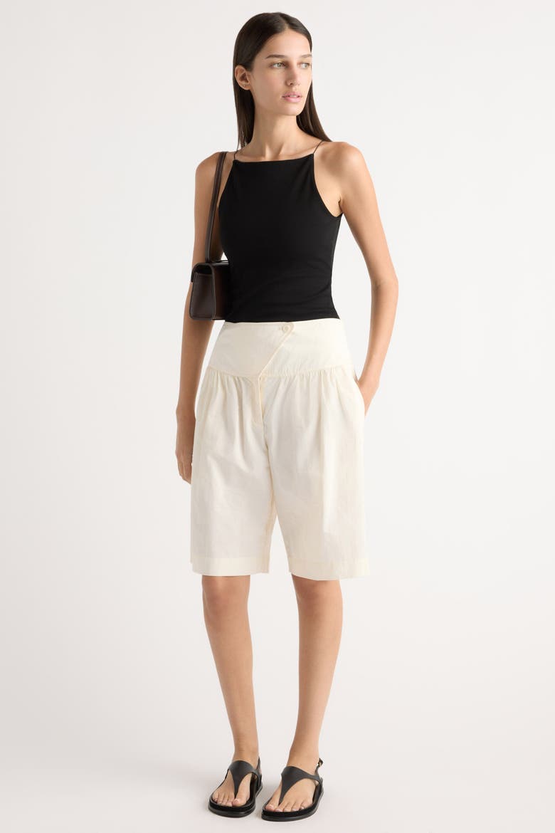 Arlo Cotton Bermuda Short, Main, color, Cream