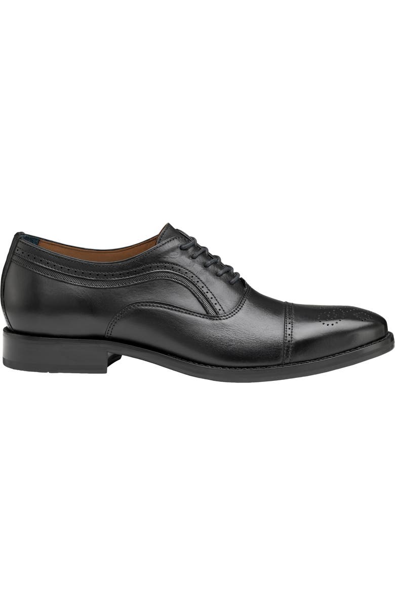 Johnston & Murphy Danridge Cap Toe Oxford, Alternate, color, Black