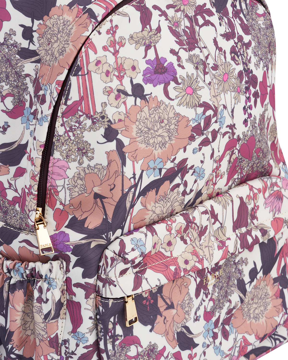 Fable England Deco Blooms Large Blackberry Backpack, Alternate, color, Pink