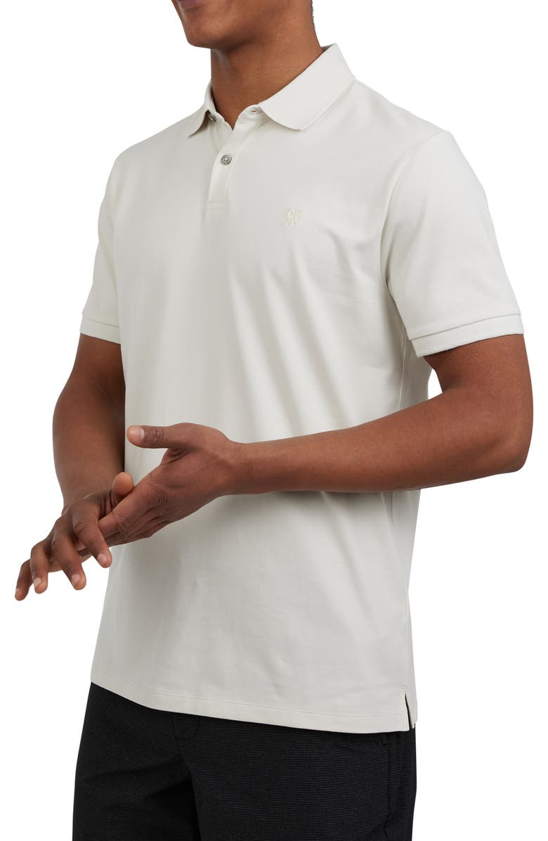 DKNY SPORTSWEAR Essential Polo, Alternate, color, Pebble