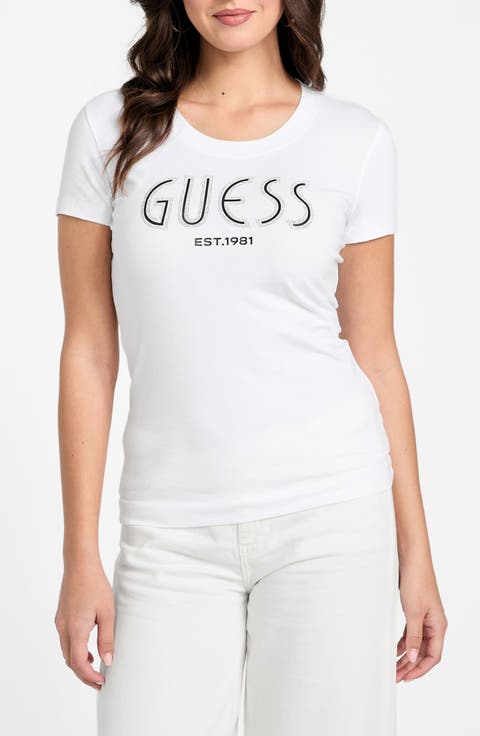 Studded Logo Graphic T-Shirt