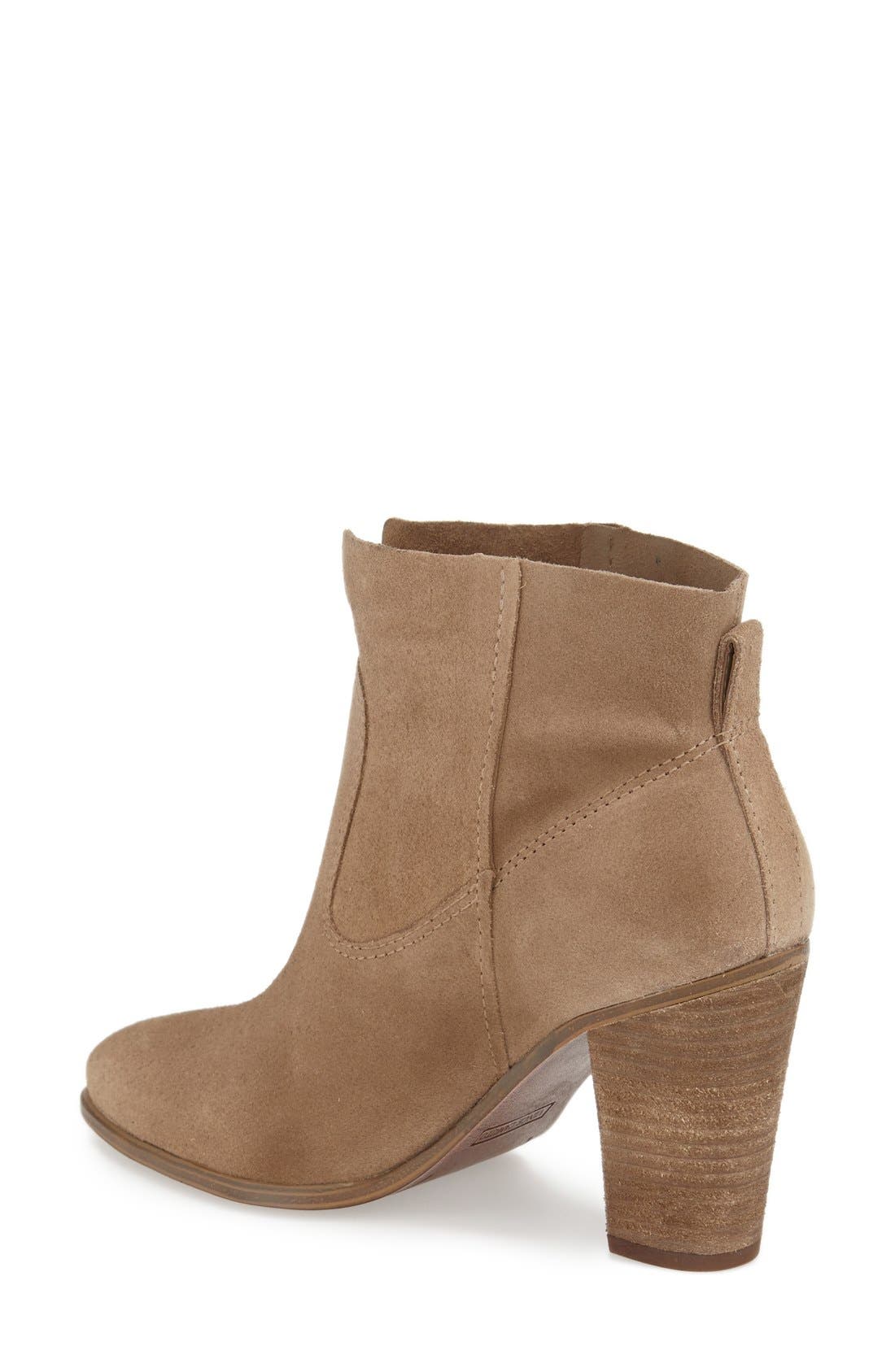 'Feina' Bootie (Nordstrom Exclusive), Alternate, color, KHAKI SUEDE