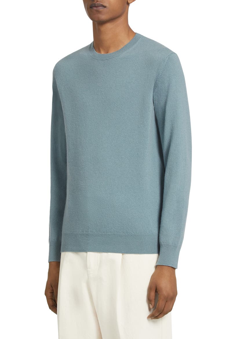 Oasi Cashmere Sweater, Main, color, SEAFOAM BLUE