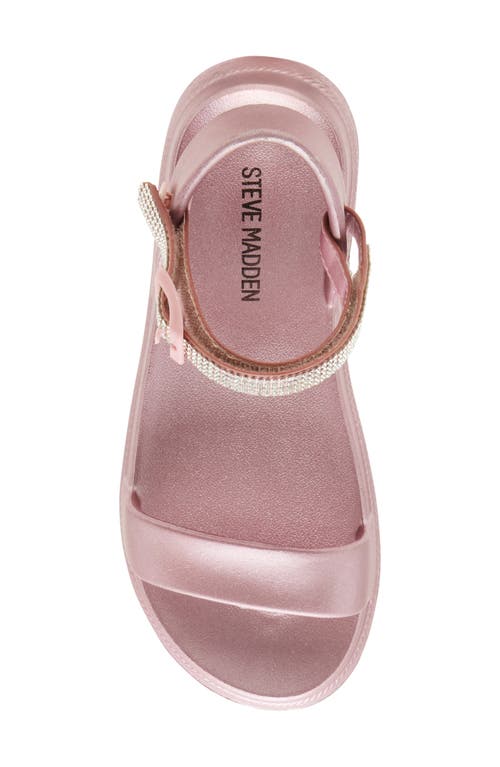Steve Madden Kids' Bunnie Platform Sandal In Pink