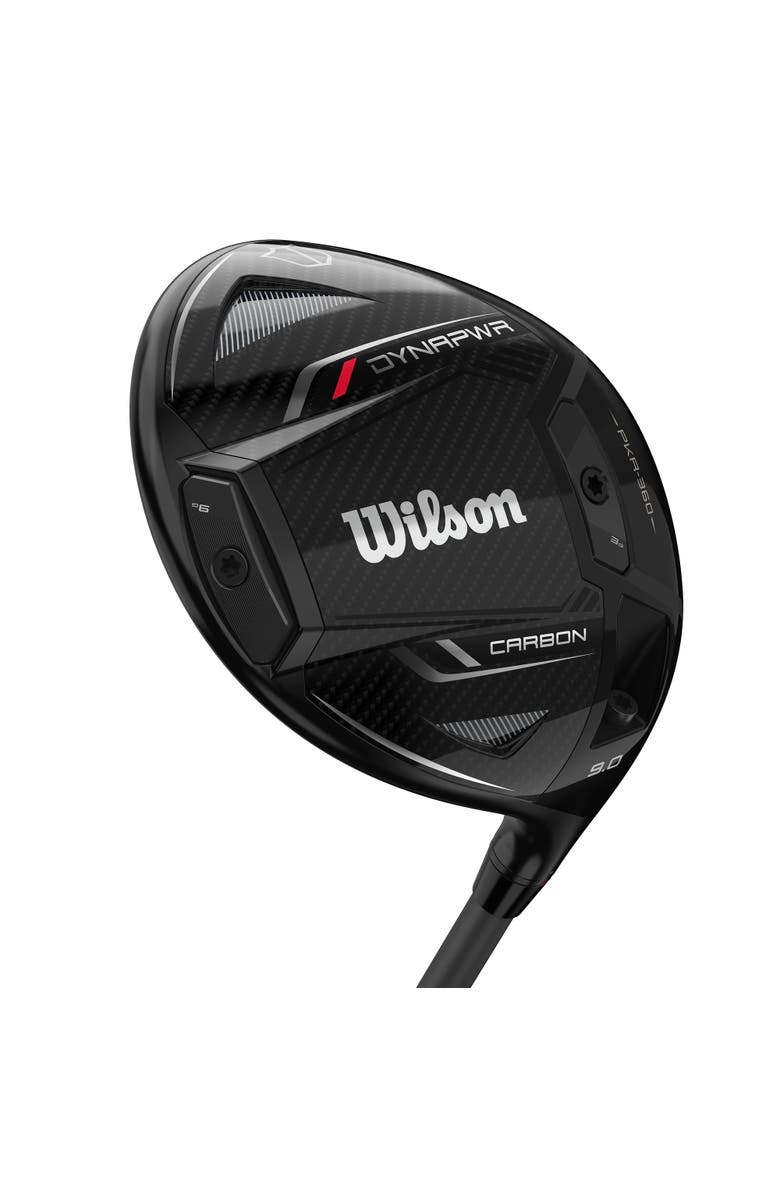 WILSON Dynapwr Carbon Left Hand Mens Driver - 9 / Ventus Tr Blu / Stiff, Alternate, color, Black