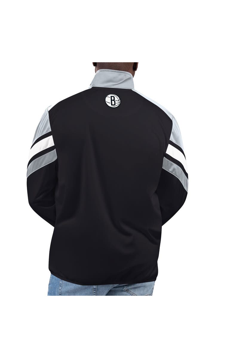 G-III SPORTS BY CARL BANKS Men's G-III Sports by Carl Banks Black Brooklyn Nets Game Ball Full-Zip Track Jacket, Alternate, color, Black