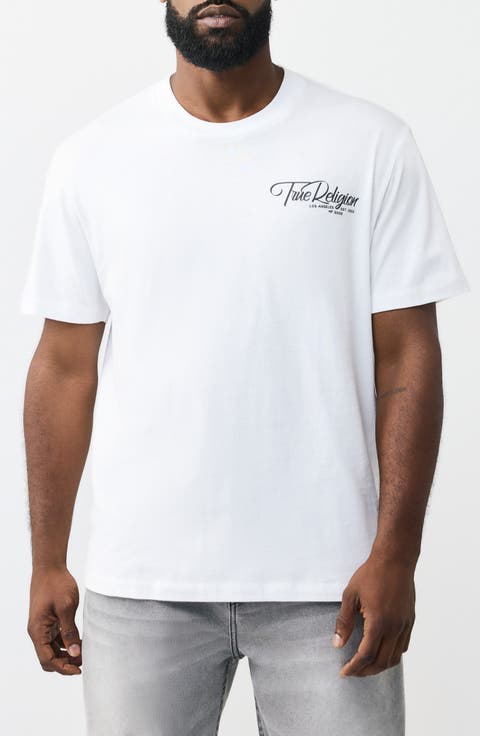 Ribbon Sketch Logo Graphic T-Shirt