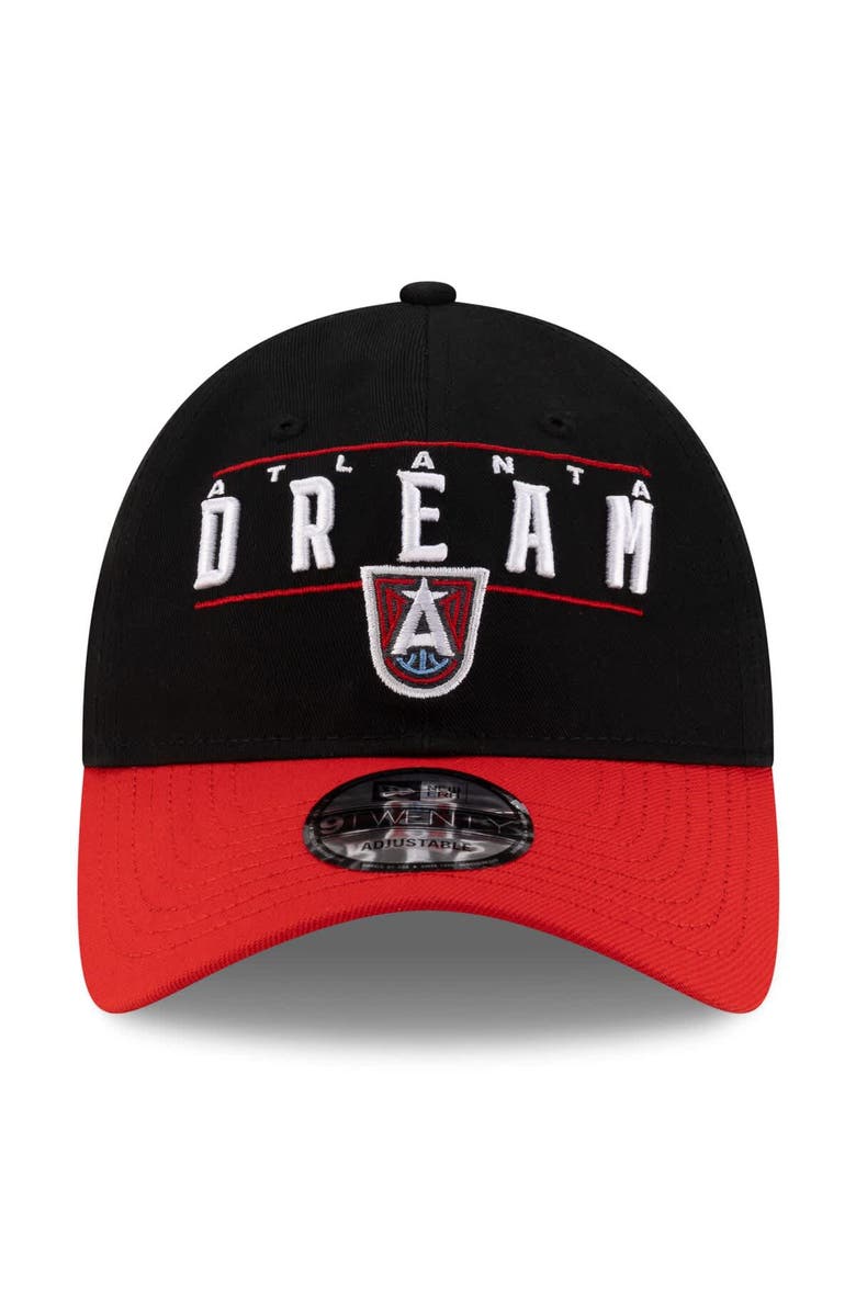 New Era Unisex New Era Black/Red Atlanta Dream 2025 WNBA Draft 9TWENTY Adjustable Hat, Alternate, color, 