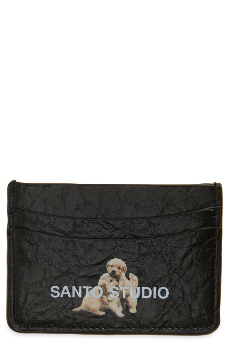 SANTO STUDIO x Paul Rodriguez Card Holder, Main, color, Black