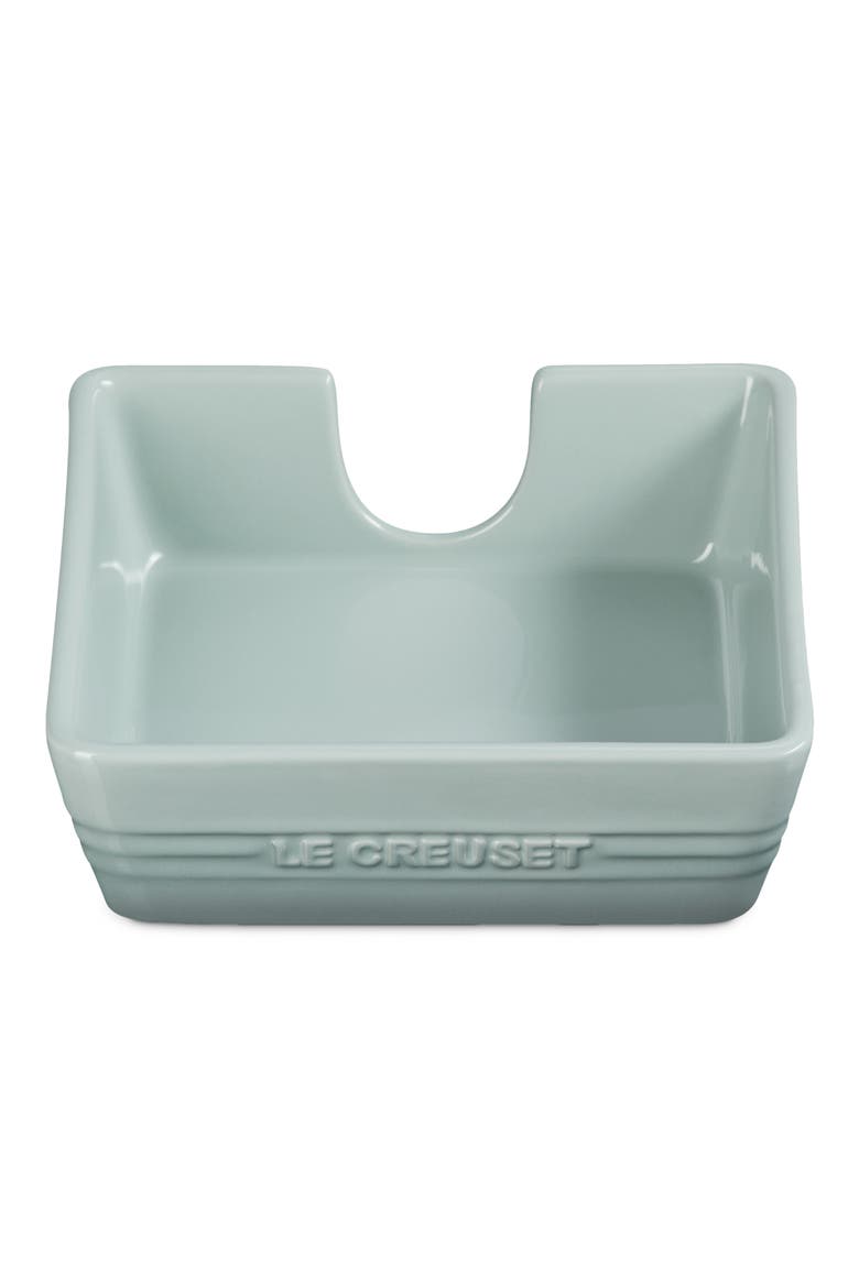 Signature Stoneware Cocktail Napkin Holder, Alternate, color, SEA SALT