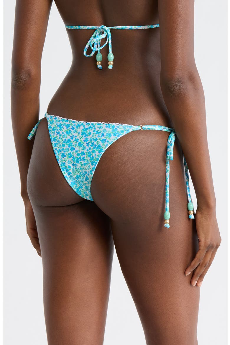 Decorative Side Tie Bikini Bottoms, Alternate, color, OCEAN AURA