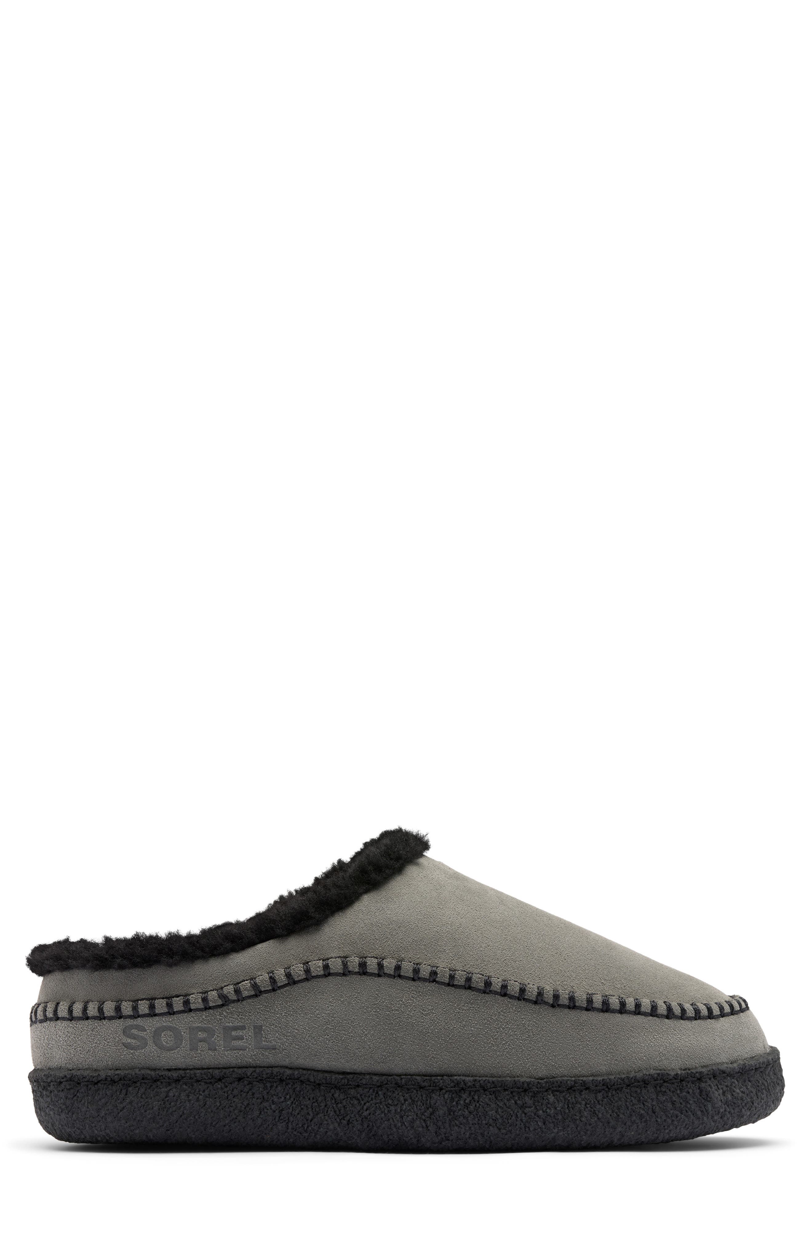 Falcon Ridge III Slipper, Alternate, color, QUARRY/ BLACK