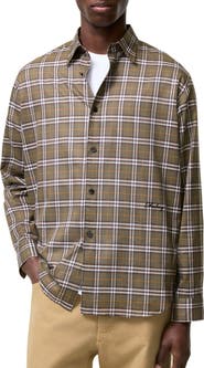 Burberry Relaxed Fit Check Cotton Shirt