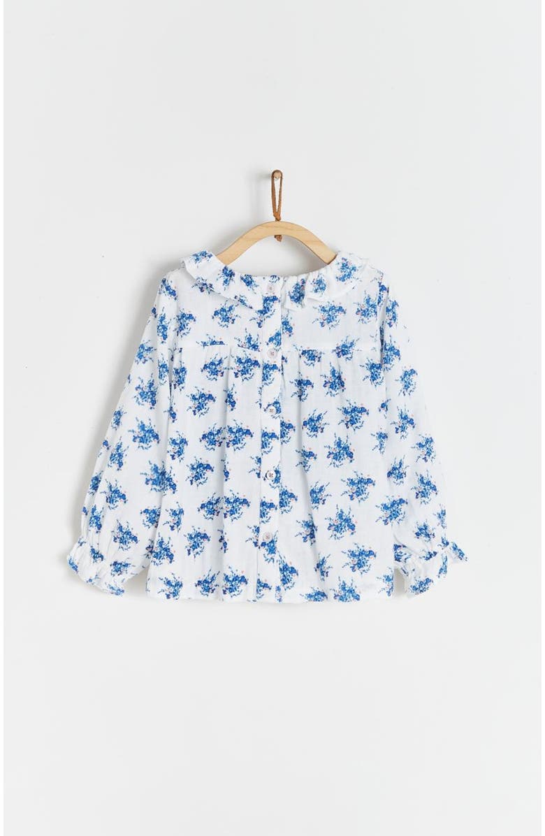 Babycottons Plumas Musi Long Sleeve Blouse for Infant, Alternate, color, Full Print