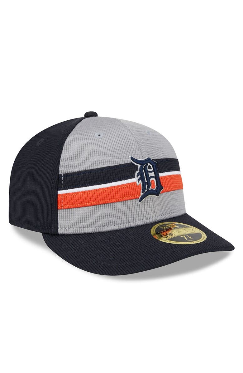 New Era Men's New Era Gray Detroit Tigers 2024 Batting Practice Low Profile 59FIFTY Fitted Hat, Alternate, color, Gray
