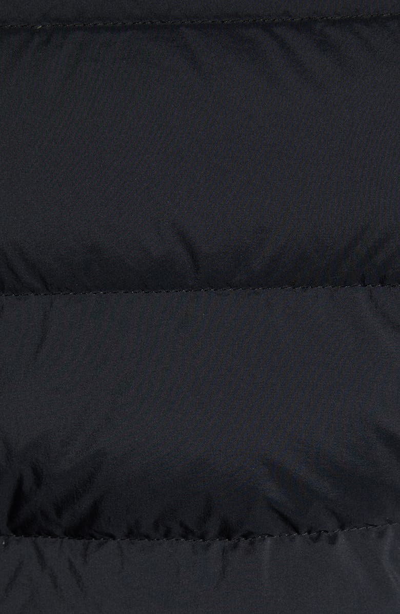 Moncler Gie Water Resistant Down Long Coat, Alternate, color, Black