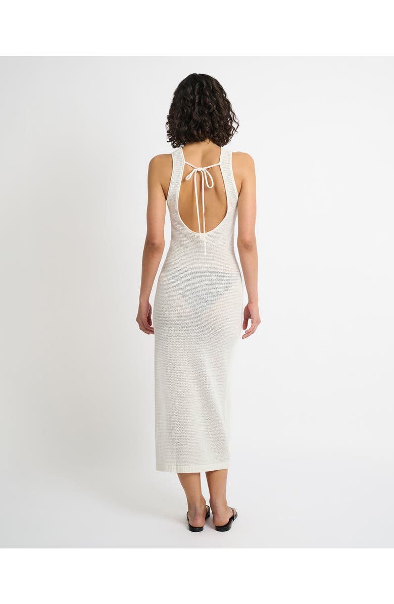 Onia Linen Knit Maxi Dress, Alternate, color, White