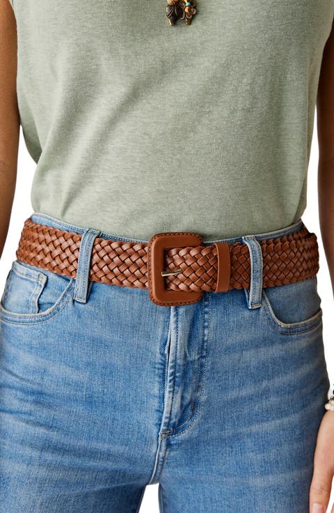 Woven Leather Belt