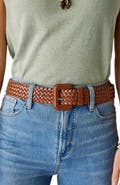 Carve Designs Woven Leather Belt