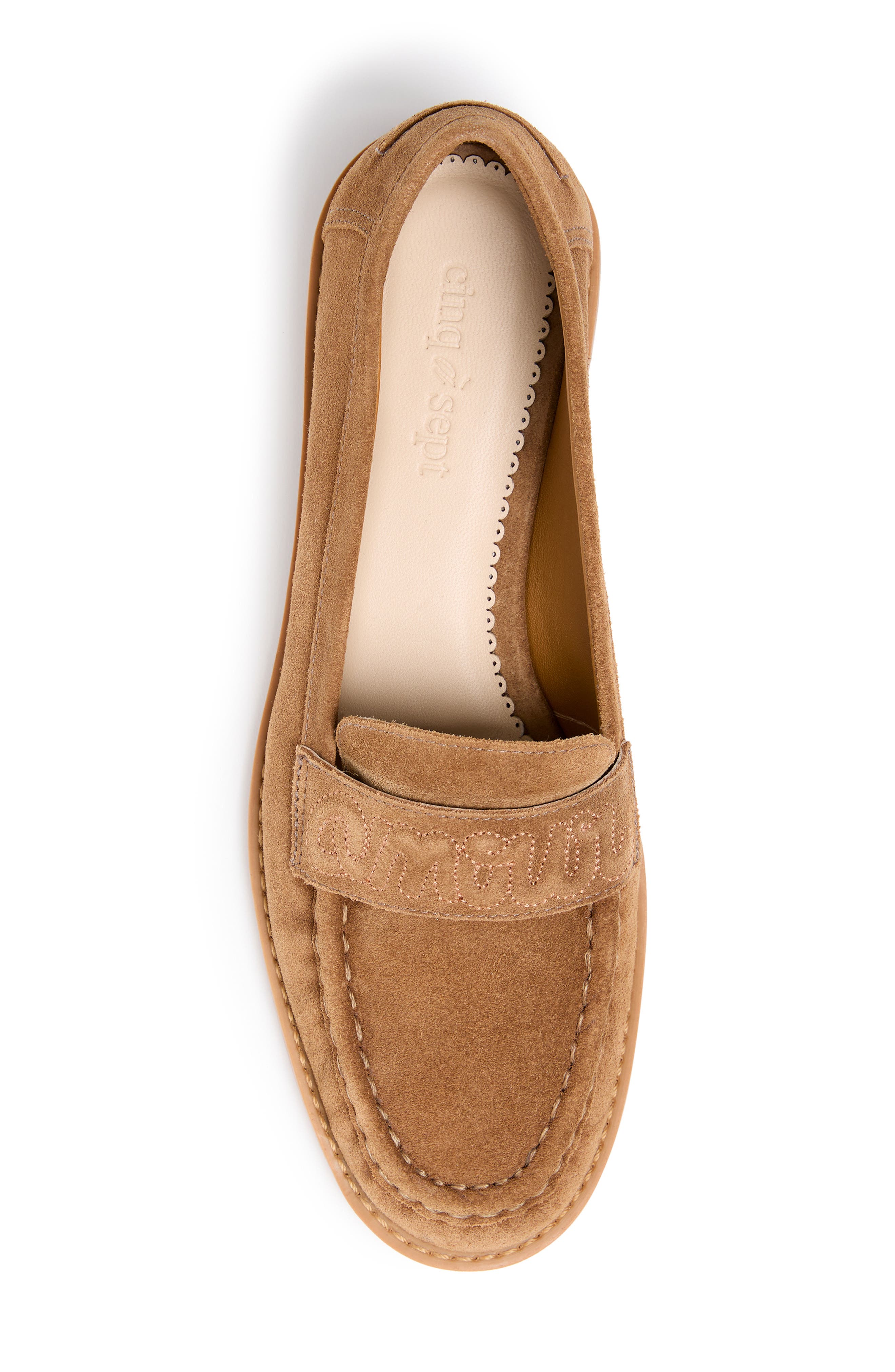 Cinq à Sept Gretta Amour Loafer, Alternate, color, Golden Sienna