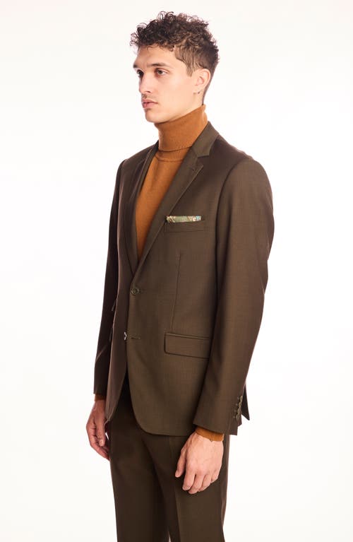Paisley & Gray Dover Slim Fit Blazer In Brown
