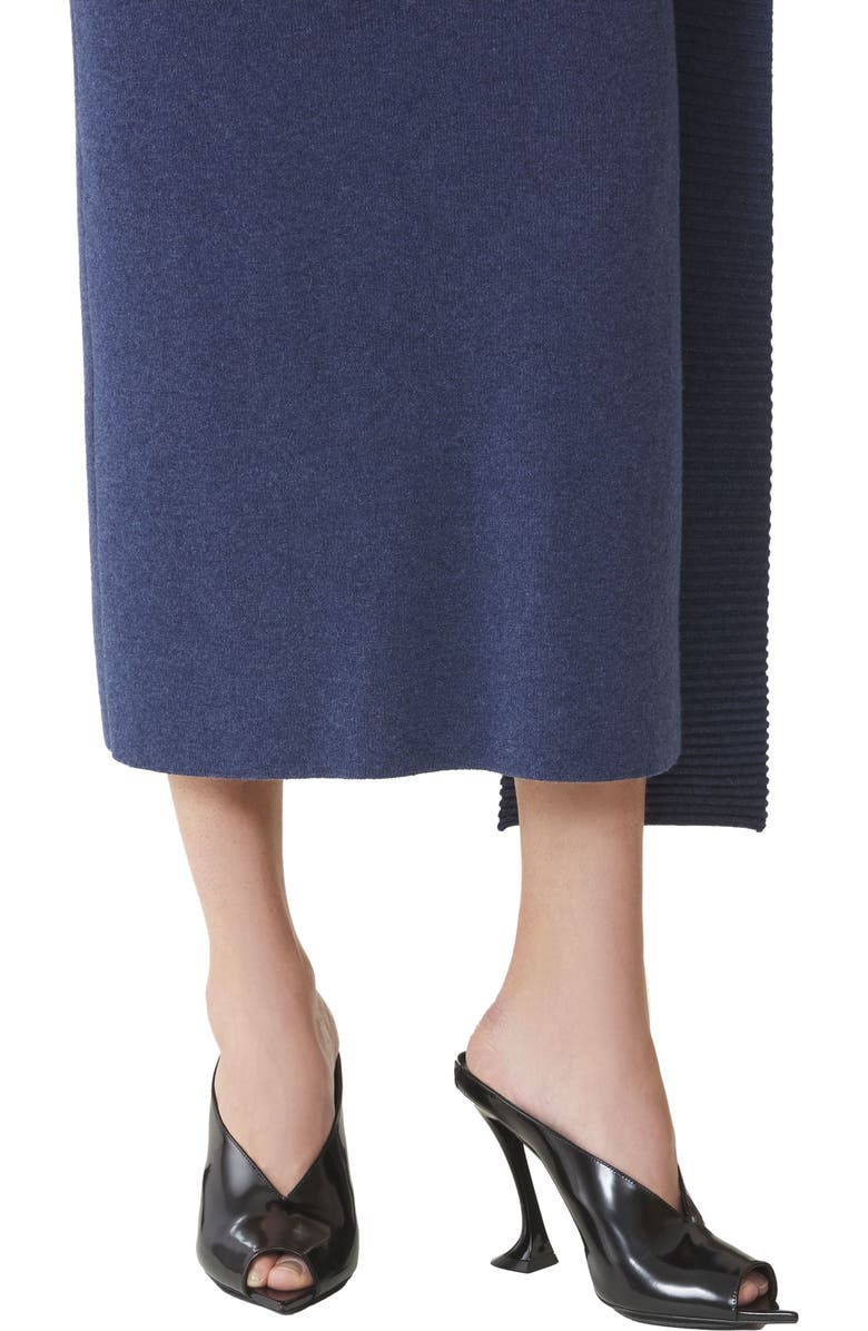 Lanvin Midnight Step Mule In Patent Leather, Alternate, color, Noir