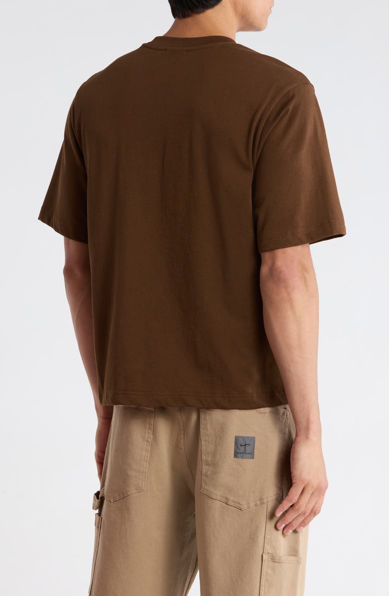 SANTO STUDIO Italia Drappo Boxy Fit Cotton Graphic T-Shirt, Alternate, color, Brown