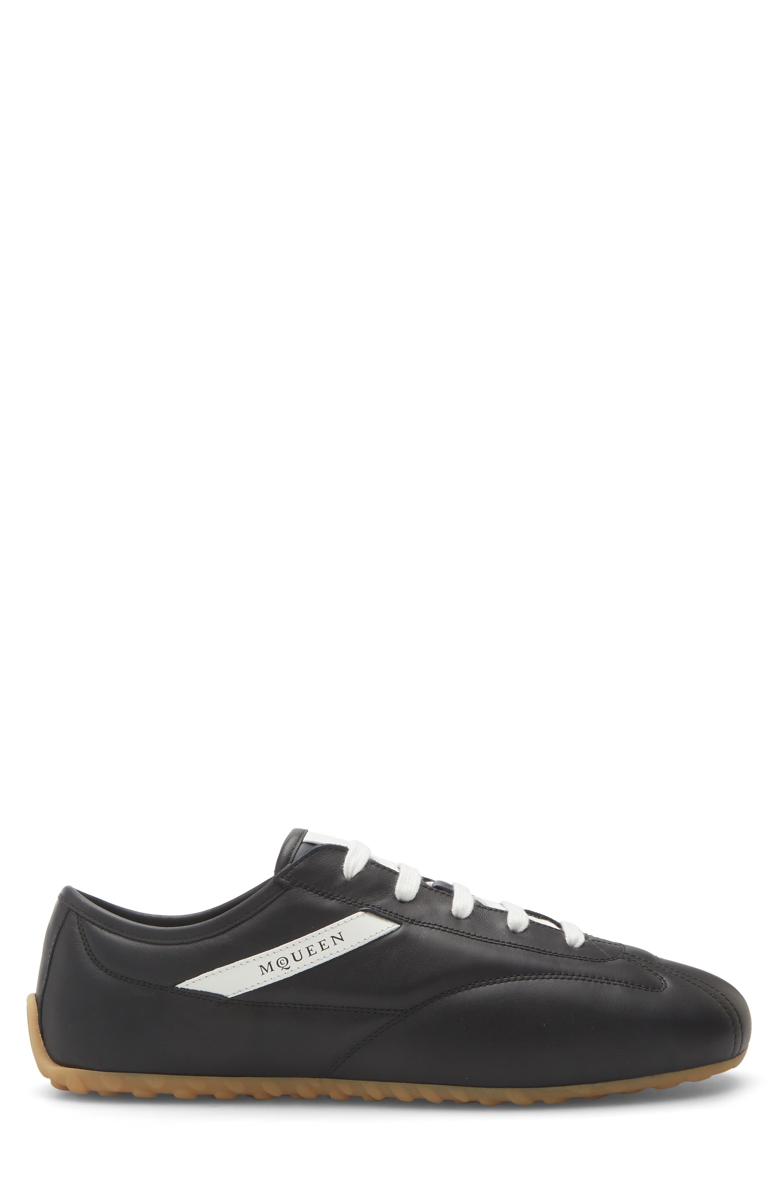 McQueen Boxe Low Top Sneaker, Alternate, color, Black