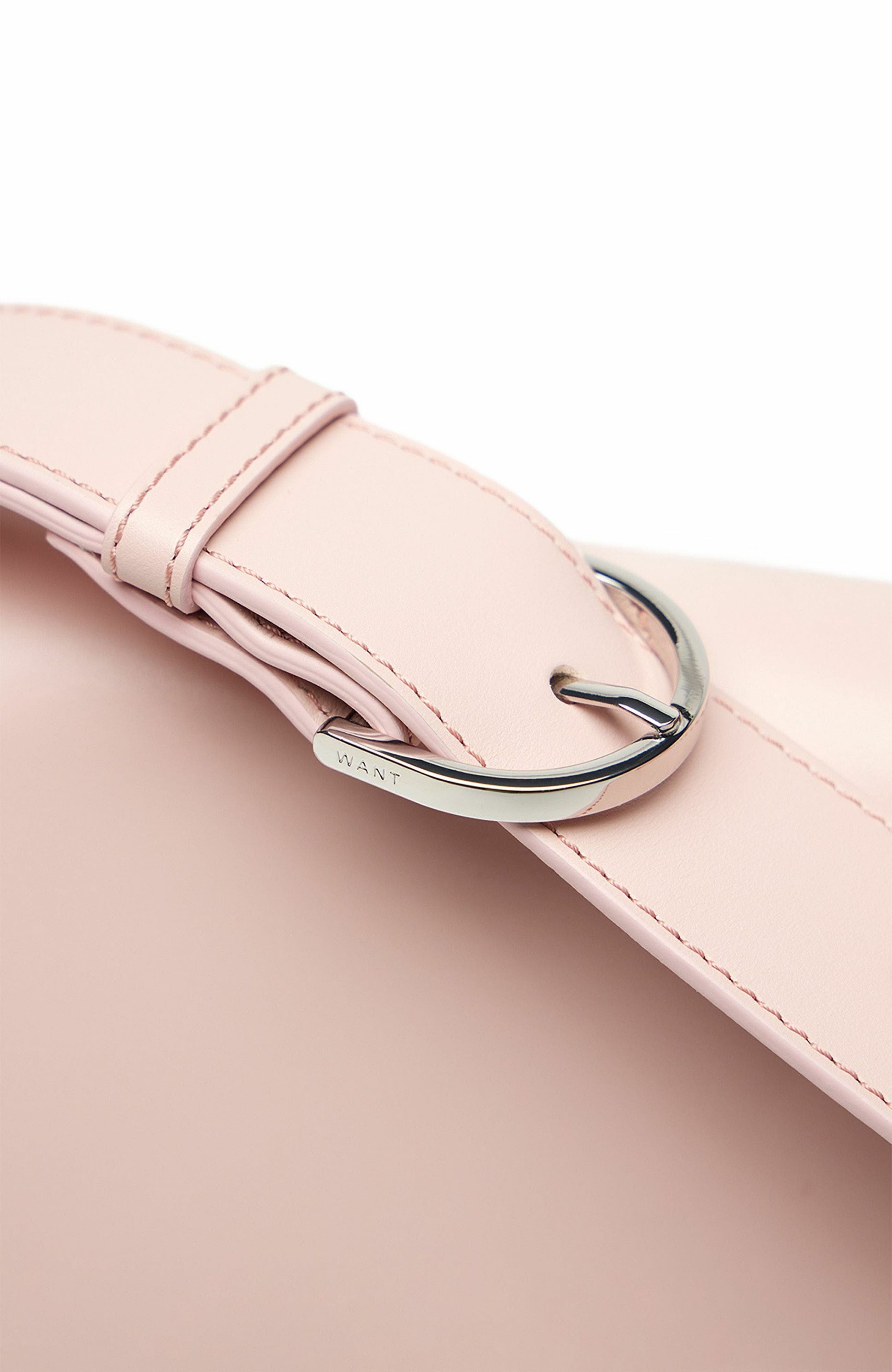 Arch Smooth Leather Crossbody Bag, Alternate, color, Blush