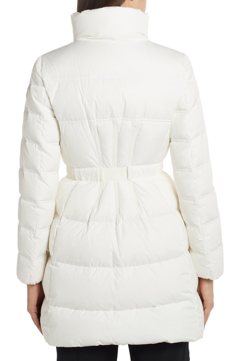 Moncler Accenteur Belted Quilted Down Puffer Coat, Alternate, color, 