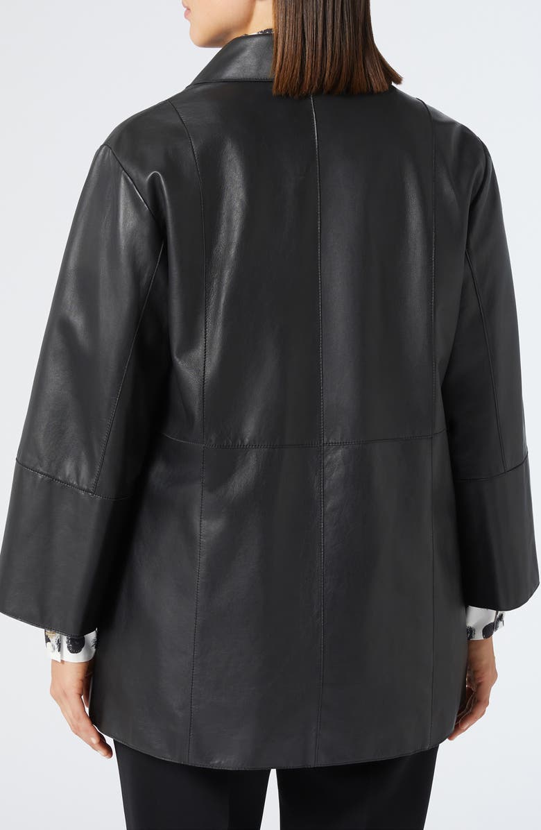 Marina Rinaldi Magico Leather Jacket, Alternate, color, 