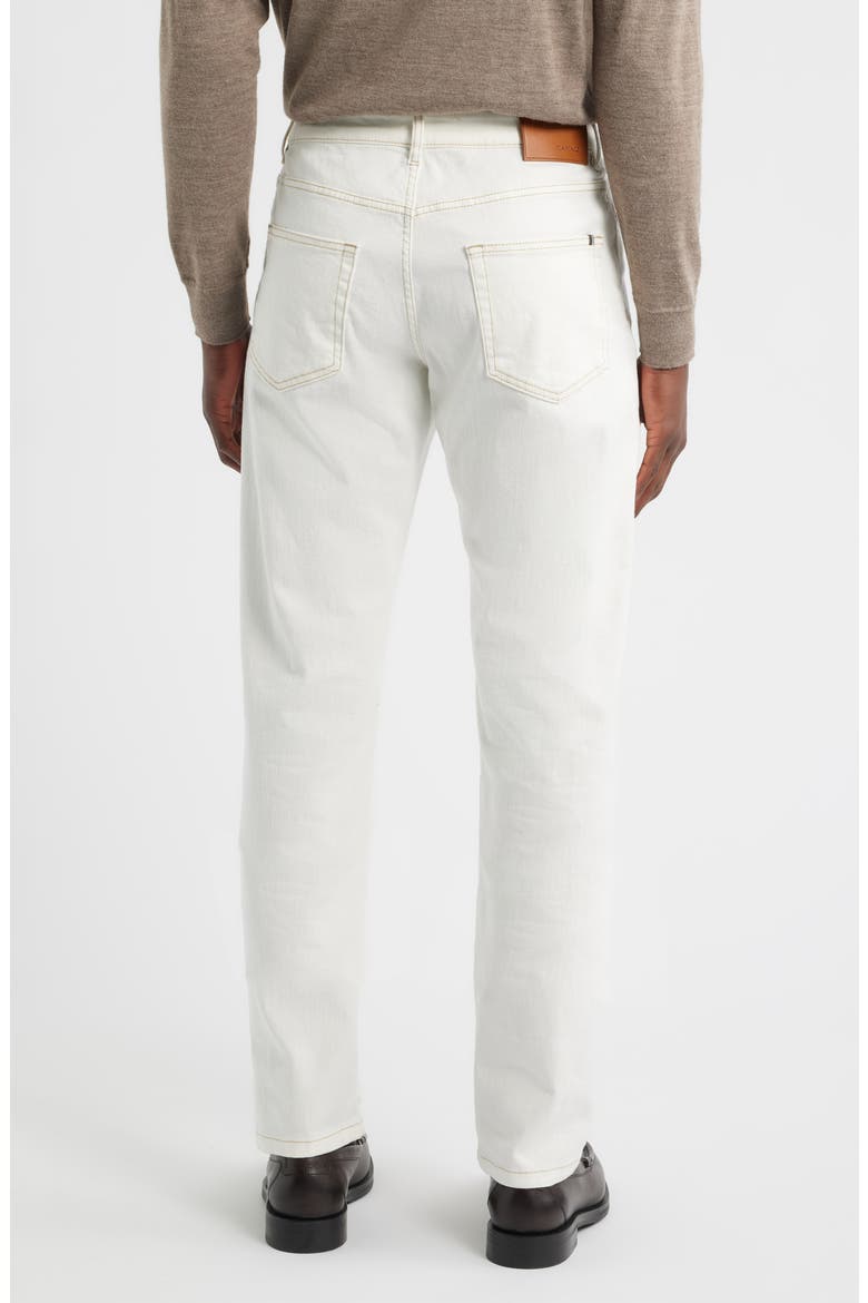 Garment Dyed Bull Denim Jeans, Alternate, color, WHITE