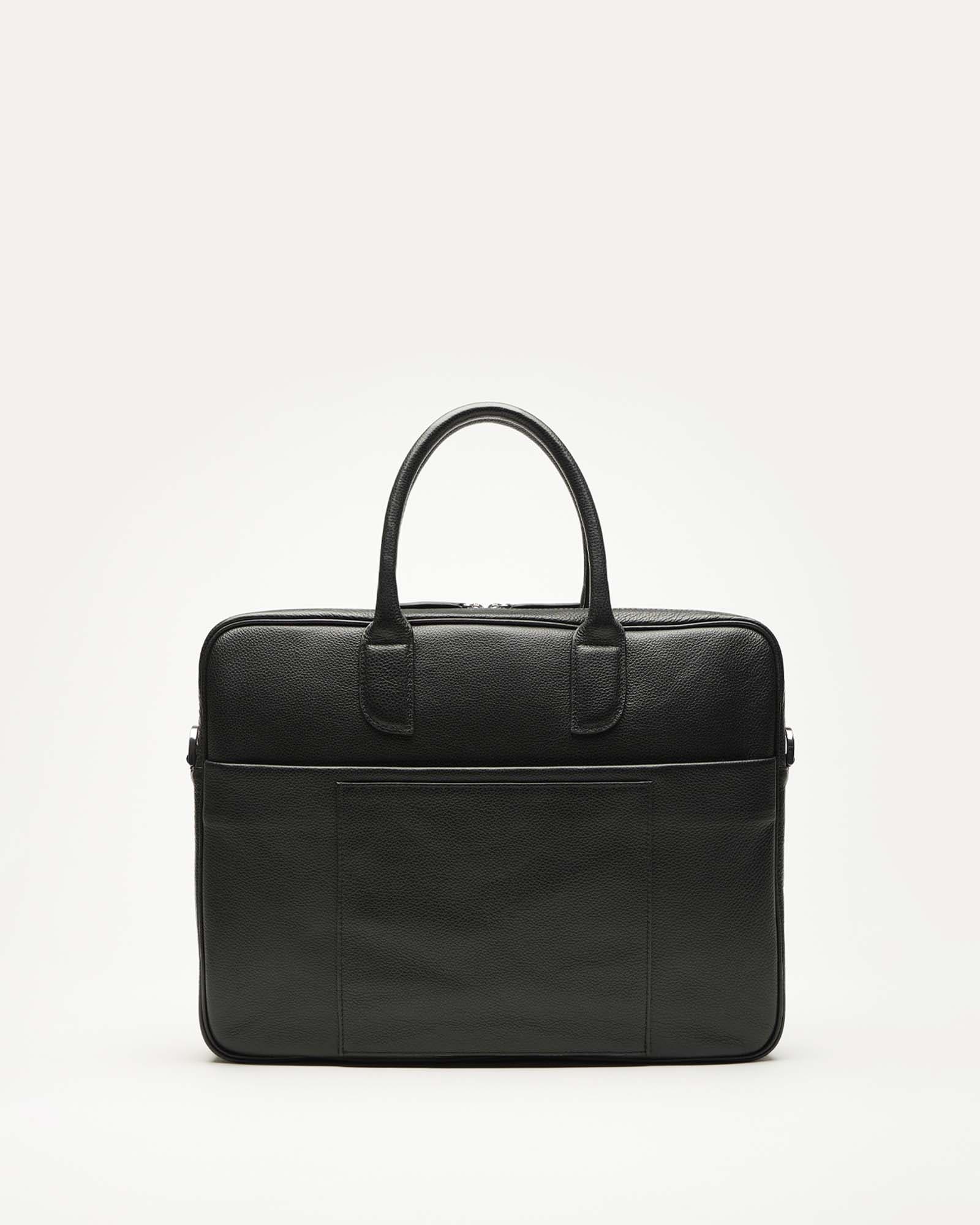 Want Les Essentiels Lesage Pebble-Grained Leather Computer Bag