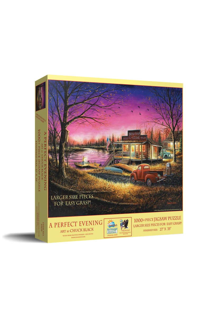 A Perfect Evening 1000 piece Jigsaw Puzzle for Adults Large Pieces, Main, color, Multicolor