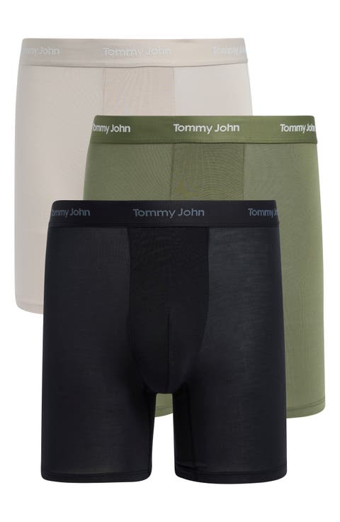 Men's 3-Pack Essential Second Skin Modal Blend Boxer Briefs