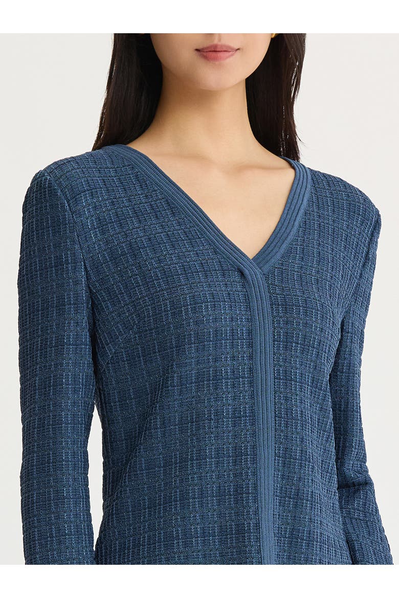 Tonal Tweed Knit Tunic, Alternate, color, Stardust