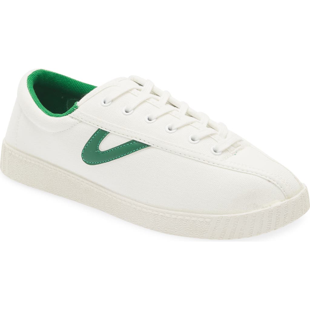 Tretorn Nylite Plus Sneakers In White/green