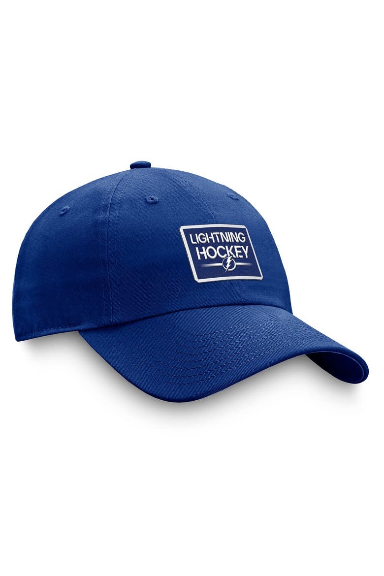 Men's Fanatics Branded  Blue Tampa Bay Lightning Authentic Pro Prime Adjustable Hat, Alternate, color, Blue