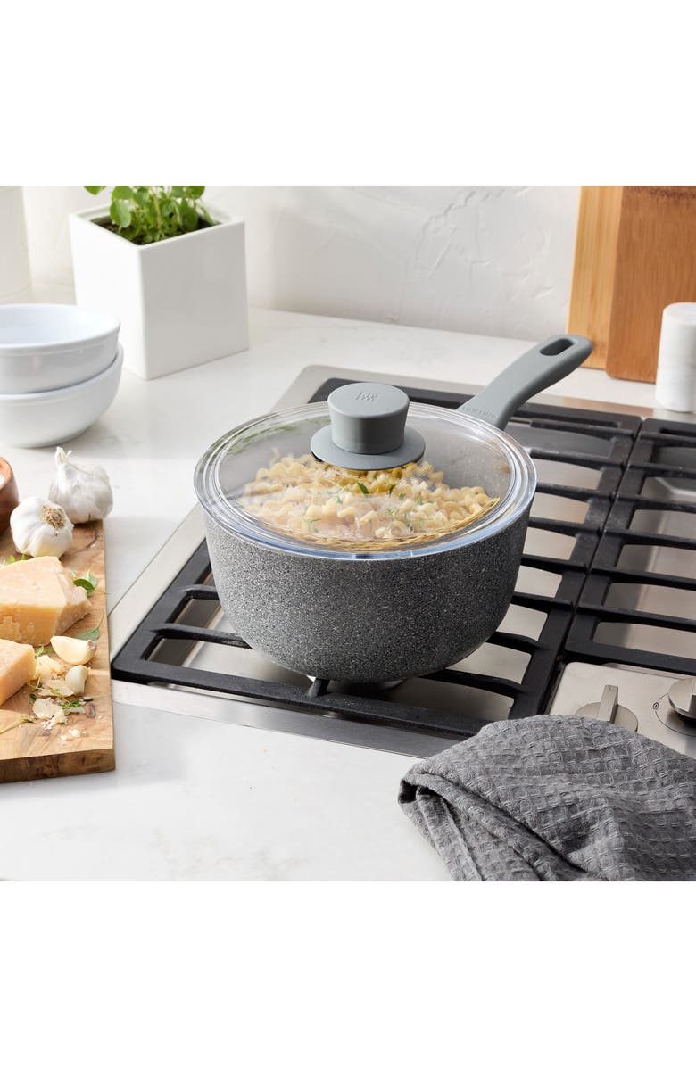 ZWILLING Parma Plus 2.9-Quart Saucepan with Lid, Alternate, color, Grey