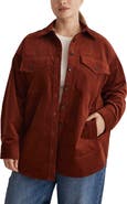 Madewell Corduroy Twill Oversize Shirt Jacket