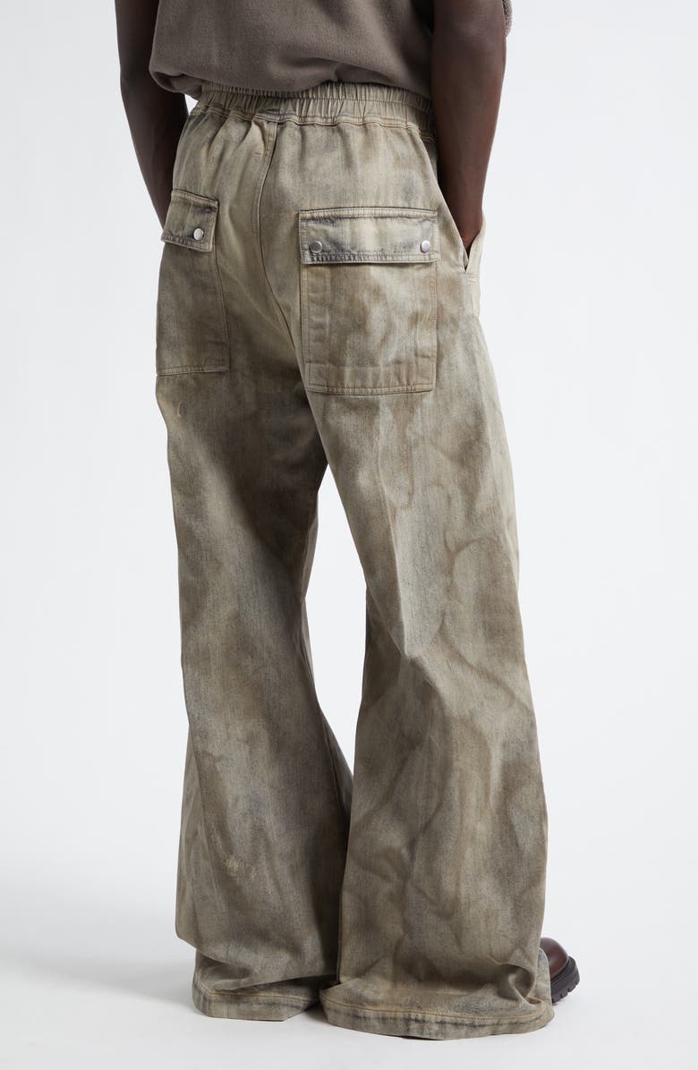 Rick Owens Bela Denim Wide Leg Pants, Alternate, color, Dust