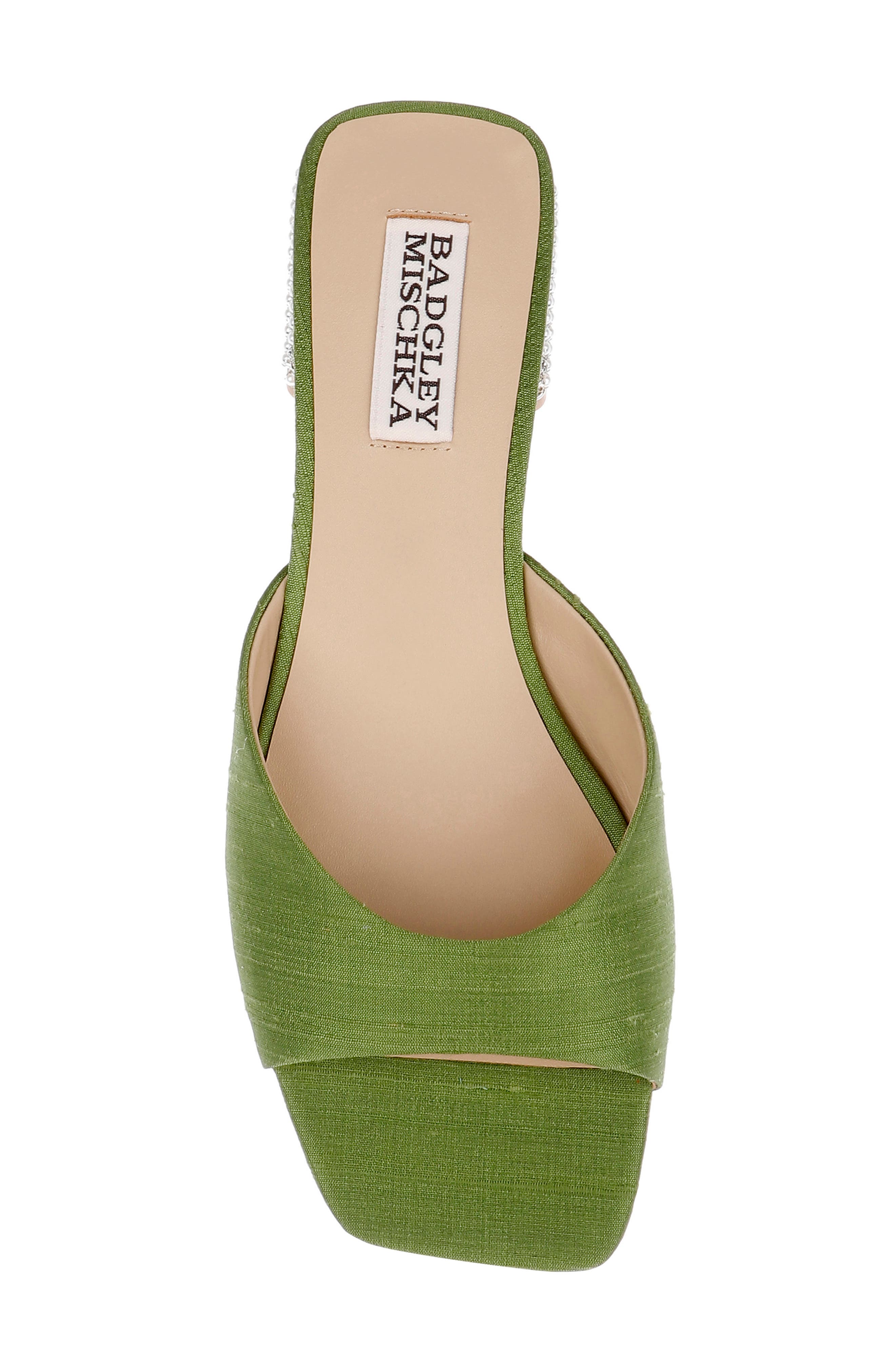 Oahu Slide Sandal, Alternate, color, OLIVE SILK
