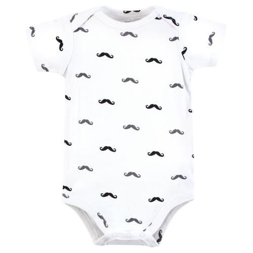Hudson Baby Essential Cotton Bodysuits 5-piece Set In Multi
