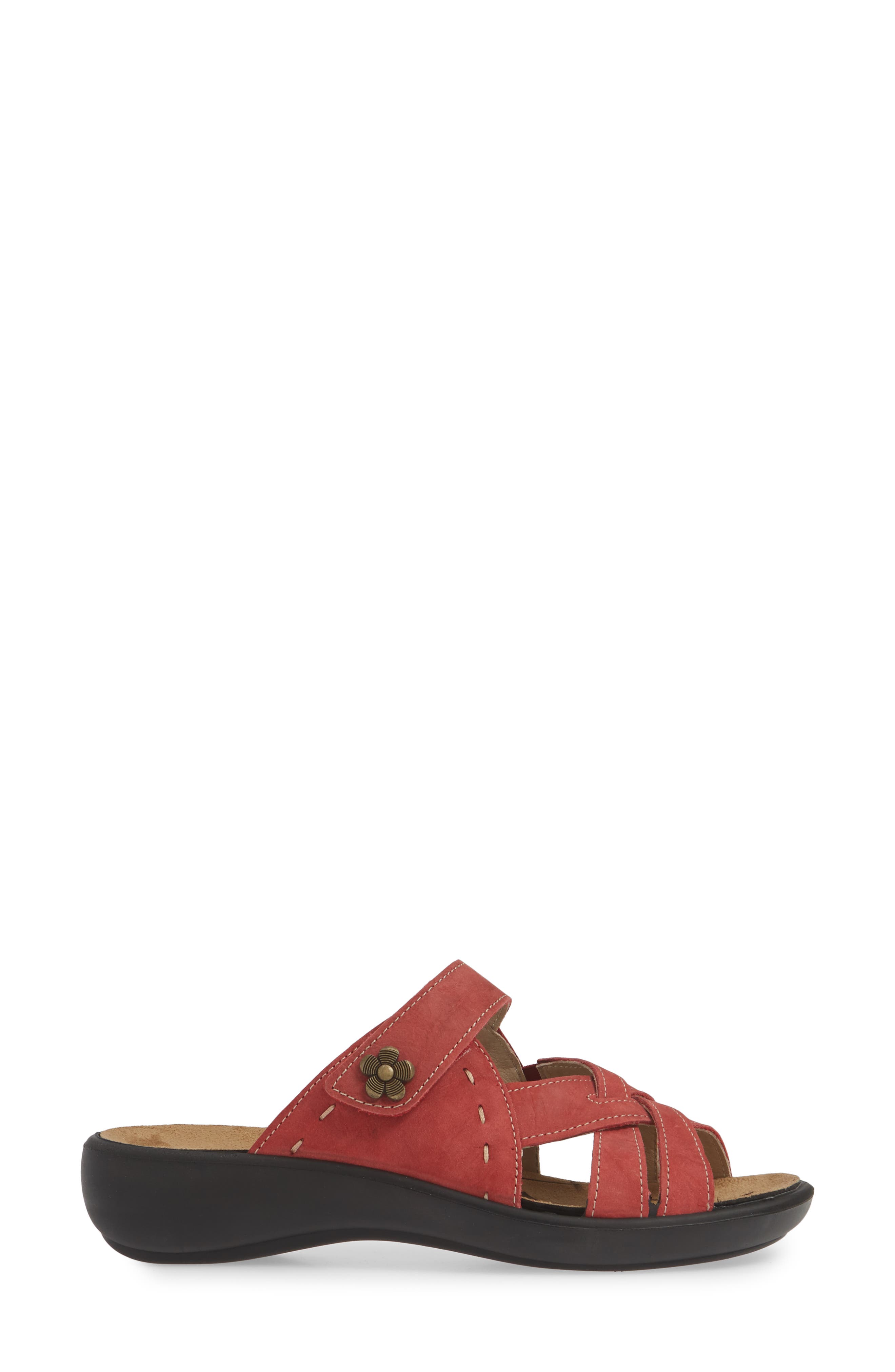 Romika<sup>®</sup> Ibiza 99 Slide Sandal, Alternate, color, Hibiscus Leather