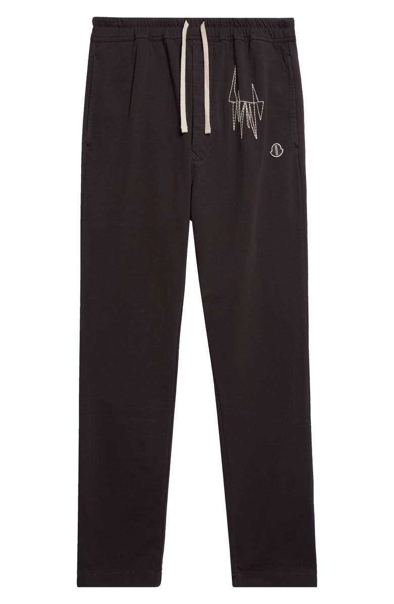Moncler Cotton Sweatpants, Main, color, Black