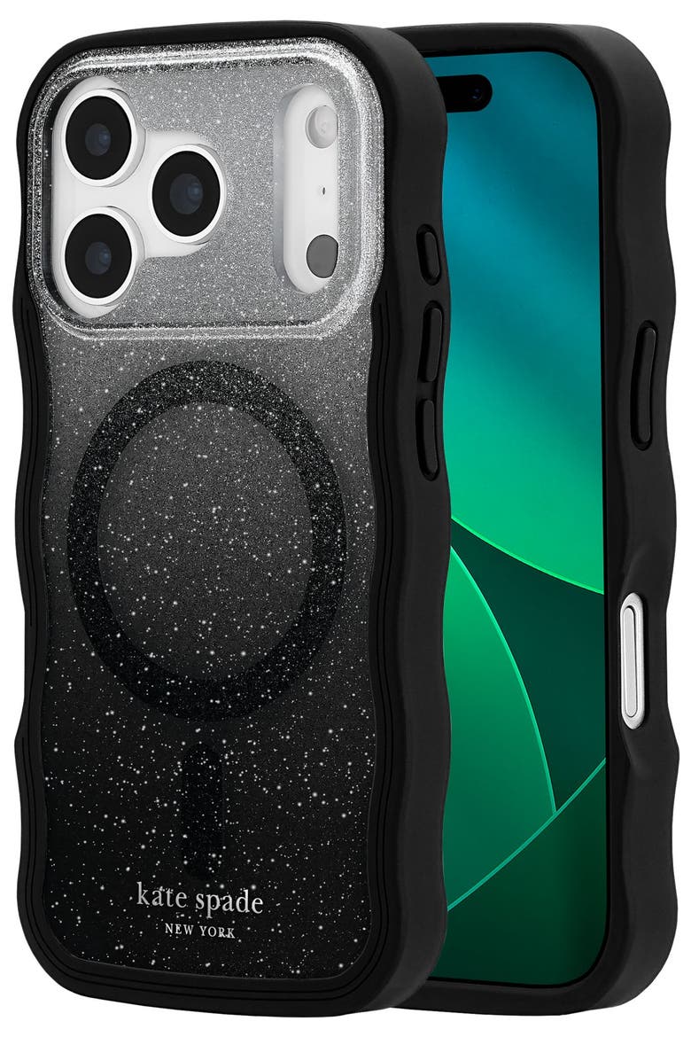 Wavy MagSafe Case for Apple iPhone 17 Pro, Main, color, BLACK