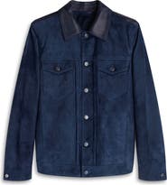 Bugatchi Hybrid Leather Trucker Jacket