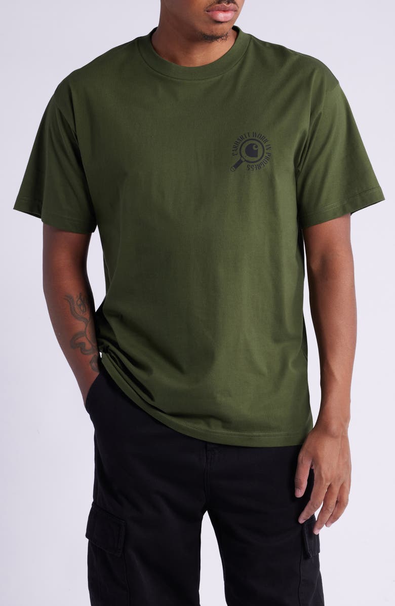 Carhartt Work In Progress Inspector Graphic Organic Cotton Graphic T-Shirt, Main, color,